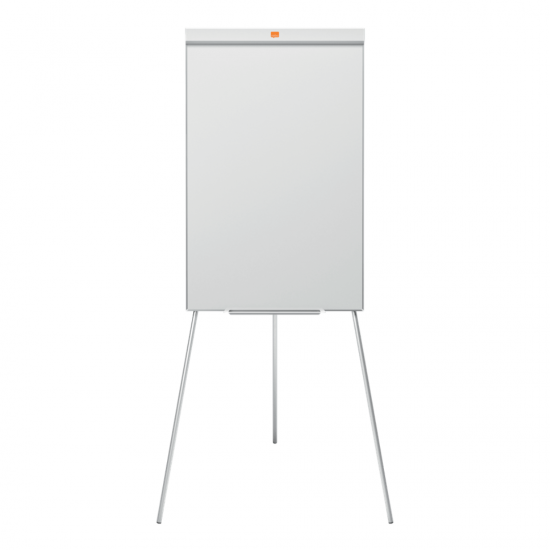 Flipchart Nobo Impression Pro, Otel Lacuit, Trepied, Magnetic, Include Marker Si Tavita, Alb