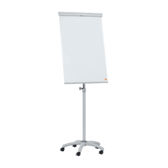 Flipchart Mobil Nobo Essentials, Otel Lacuit, Magnetic, Alb