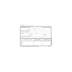 Dispozitie Plata Casierie, Format A6, 100 Coli/carnet Dispozitie Plata Casierie, Format A6, 100 Coli/carnet