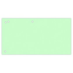 Separatoare Carton Pentru Biblioraft, 190 G/mp, 105 X 240mm, 100/set, Office Products Duo - Verde