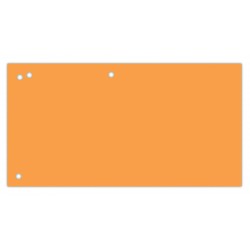 Separatoare Carton Pentru Biblioraft, 190 G/mp, 105 X 240mm, 100/set, Office Products Duo - Orange