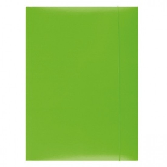 Mapa Din Carton Plastifiat Cu Elastic, 300gsm, Office Products - Verde