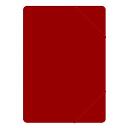 Mapa Plastic Cu Elastic Pe Colturi, 500 Microni, Office Products - Rosu