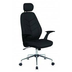 Scaun De Birou, Brate Plastic, Rotile, Piele Ecologica Eleganta, Office Products Tenerife - Negru Scaun De Birou, Brate Plastic, Rotile, Piele Ecologica Eleganta, Office Products Tenerife - Negru