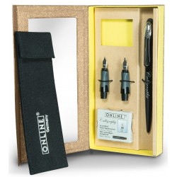 Set (penita Stilou Caligrafic 1,4mm, 0,8mm Si 1,8mm Si 1 Set Patroane Cerneala ) Online Air "best Wr