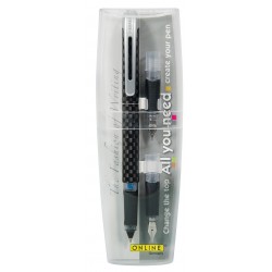Set (roller+penita Stilou M+penita Stilou Caligrafic 1,4mm) Online College All You Need - Race
