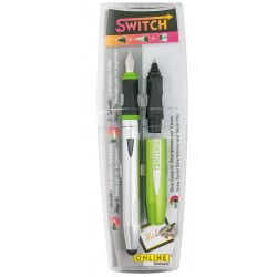 Set 2in1 (stilou+ Rezerva Cap Roller Ball) Online Switch - Verde