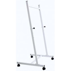 Stand Metalic 90 Cm Latime, 150 Cm Inaltime, Pe Rotile, 3 Pozitii Fixe, Optima