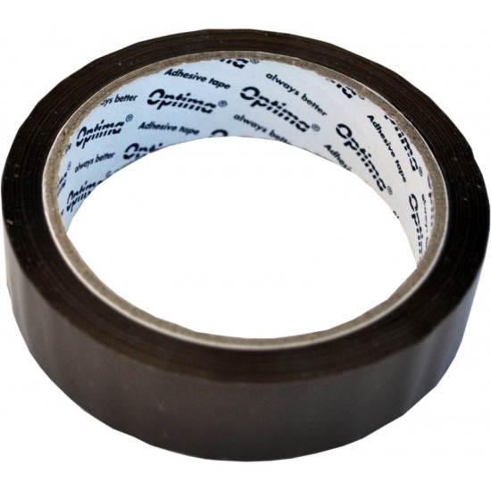 Banda Adeziva 24mm X 66 Y, 38 Microni, Optima - Maro