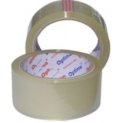 Banda Adeziva 72mm X 66 Y, 38 Microni, Optima - Transparent