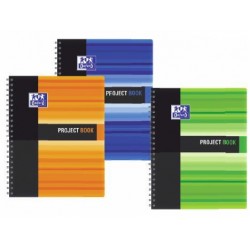 Caiet A4, Spirala Dubla, 100 File - 90g/mp, Coperta Pp, Oxford Student Project Book - Matematica