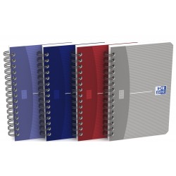 Caiet Cu Spirala 9 X 14cm, Oxford Office Essentials, 90 File - 90g/mp, Coperta Carton - Matematica