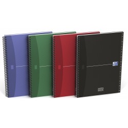 Caiet Cu Spirala A4, Oxford Office Essentials Addressbook , 72 File-90g/mp, Coperta Carton -dictando