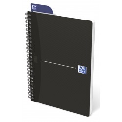 Caiet Cu Spirala A5, Oxford Office Essentials, 90 File-90g/mp, Scribzee, 4 Perf, Coperta Carton-dict