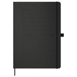 Caiet Cu Elastic, A5, Oxford Signature Touch, 80 File - 90g/mp, Scribzee, Dictando - Negru