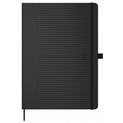 Caiet Cu Elastic, A5, Oxford Signature Touch, 80 File - 90g/mp, Scribzee, Velin - Negru