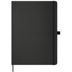 Caiet Cu Elastic, A5, Oxford Signature Touch, 96 File - 90g/mp, Scribzee, Punctat - Negru
