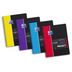 Caiet Cu Spirala A4+, Oxford Student Projectbook, 100 File - 90g/mp, 4 Perf., Coperta Pp - Mate