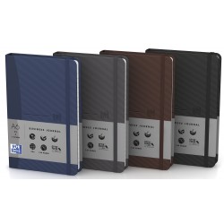 Caiet Cu Elastic, A6, Oxford Signature Men, Coperti Carton Rigid, 72 File-90g/mp - Dictando