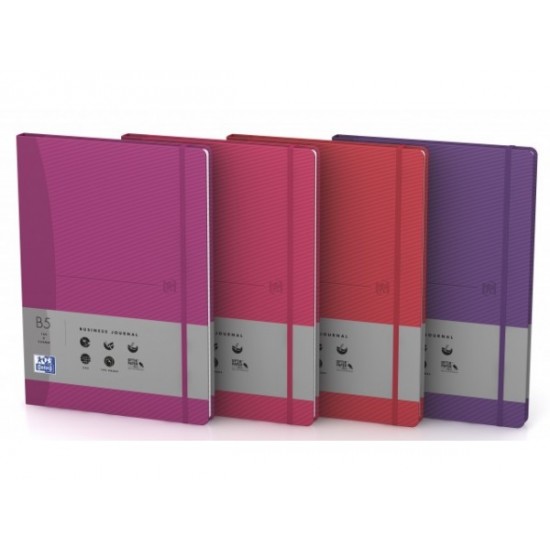 Caiet Cu Elastic, A6, Oxford Signature Women, Coperti Carton Rigid, 72 File-90g/mp - Dictando