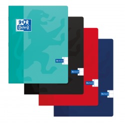 Caiet A5, Oxford School, 36 File - 90g/mp, Coperta Carton, Liniat Stanga - Dictando - Asortate