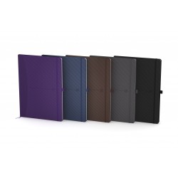Caiet Cu Elastic, B5, Oxford Signature, 80 File - 90g/mp, Scribzee, Mate - Culori Clasice