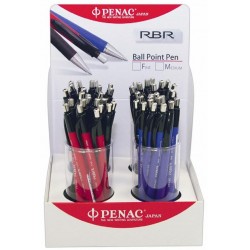 Display 48 Pixuri Penac Rbr - Asortate (6 X Rosu, 18 X Negru, 24 X Albastru)