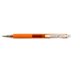 Pix Cu Gel Penac Inketti, Rubber Grip, 0.5mm, Corp Orange Transparent - Scriere Orange Pix Cu Gel Penac Inketti, Rubber Grip, 0.5mm, Corp Orange Transparent - Scriere Orange