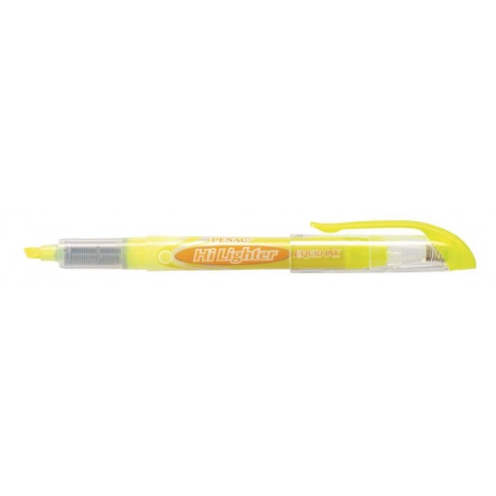 Textmarker Cu Cerneala Penac Liqliner, Varf 1-4 Mm - Galben
