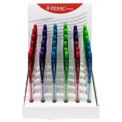 Display Creioane Mecanice Penac M002, 0.5mm, 36 Buc/display - Culori Corp Asortate