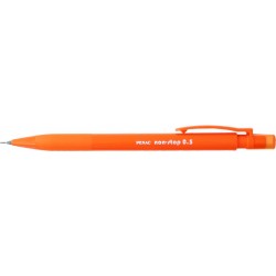 Creion Mecanic Penac Non-stop, Rubber Grip, 0.5mm, Varf Plastic - Corp Orange Pastel Creion Mecanic Penac Non-stop, Rubber Grip, 0.5mm, Varf Plastic - Corp Orange Pastel