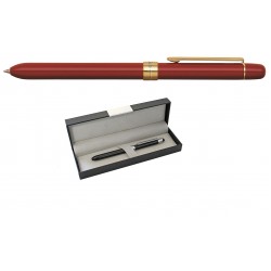 Pix Multifunctional De Lux Penac Slim, In Cutie Cadou, Corp Bordeaux - Accesorii Aurii