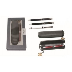 Pix Multifunctional Penac Ele-001m, Cu Etui Din Piele, Cutie Cadou, Accesorii Metalice - Corp Alb