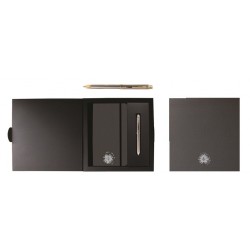 Set Pix Multifunctional De Lux Penac Ele-sg + Notebook, Cutie Cadou, Corp Argintiu - Accesorii Aurii Set Pix Multifunctional De Lux Penac Ele-sg + Notebook, Cutie Cadou, Corp Argintiu - Accesorii Aurii