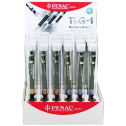 Display 24 Creioane Mecanice Profesionale Penac Tlg - Asortate (4 X 0,3mm, 10 X 0,5mm, 10 X 0,7mm)