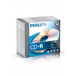 Cd-r 700mb-80min Slimcase, 52x, Philips