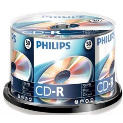 Cd-r 700mb-80min ( 50 Buc. Spindle, 52x) Philips