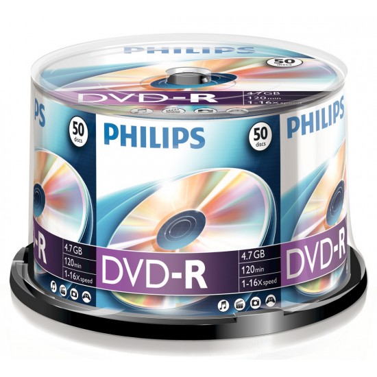 Dvd-r 4.7gb (50 Buc. Spindle, 16x) Philips