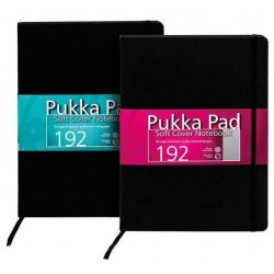 Caiet Lux Cu Elastic, Coperti Soft, A4 - 96 File, 80g/mp, Pukka - Negru - Dictando - Hartie Crem Caiet Lux Cu Elastic, Coperti Soft, A4 - 96 File, 80g/mp, Pukka - Negru - Dictando - Hartie Crem