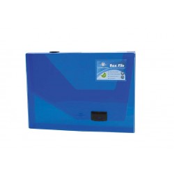 Mapa Din Plastic Cu Mecanism De Inchidere, Latime 60mm, Pukka - Albastru