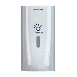 Dispenser Plastic Alb Pentru Sapun Lichid, 1l, Papernet