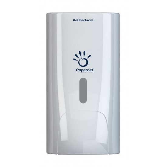 Dispenser Plastic Alb Pentru Sapun Lichid, 1l, Papernet