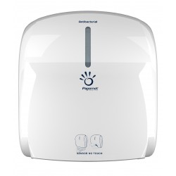 Dispenser Plastic Alb Electronic Pentru Rola Hartie Autocut (37,1x33x22,1 Cm), Papernet