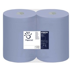 Rola Prosop Albastra Industriala, 3 Straturi, 180m, 2 Role/set, Papernet