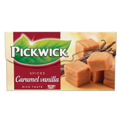 Ceai Pickwick Delicious Spices - Negru Cu Vanilie Si Caramel - 20 X 1,5 Gr./pachet