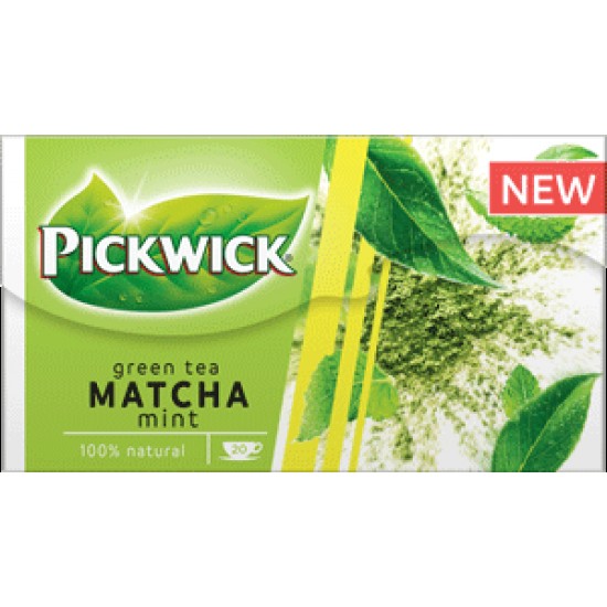 Ceai Pickwick Green - Verde - Matcha Menta 20 X 1,5 Gr./pachet