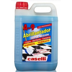 Detergent Caselli - A9, Curatare, Polishare, Stralucire, Pt. Marmura Si Granit, 5 Litri -albastru