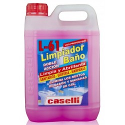 Detergent Caselli - L61, Curatare Bai, Cu Limpezire, Indeparteaza Depunerile De Orice Fel, 5 Litri Detergent Caselli - L61, Curatare Bai, Cu Limpezire, Indeparteaza Depunerile De Orice Fel, 5 Litri