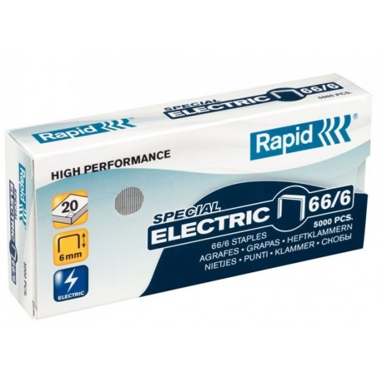 Capse Rapid 66/6 R, 5000buc/cutie