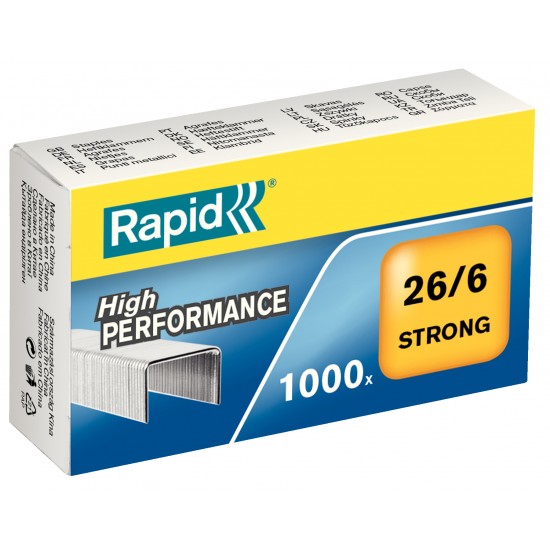 Capse Rapid Strong, 26/6, 2-20 Coli, 1000 Buc/cutie